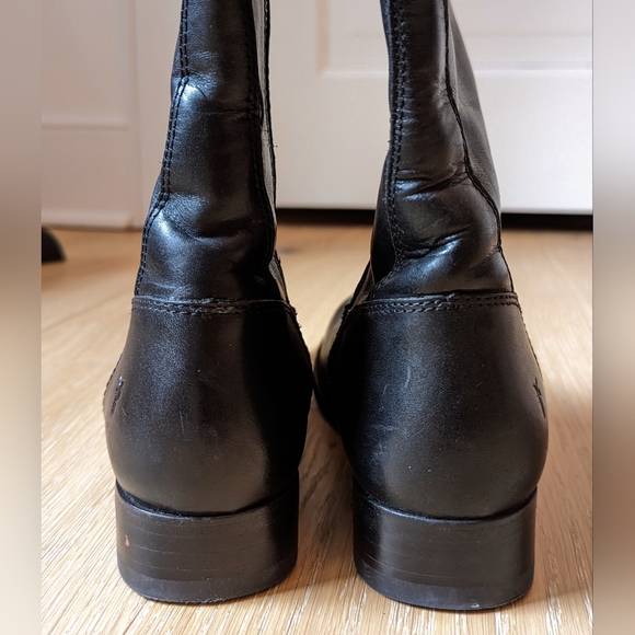 Genuine Leather Frye Boots, Size US 6.5, Black - Picture 10 of 10